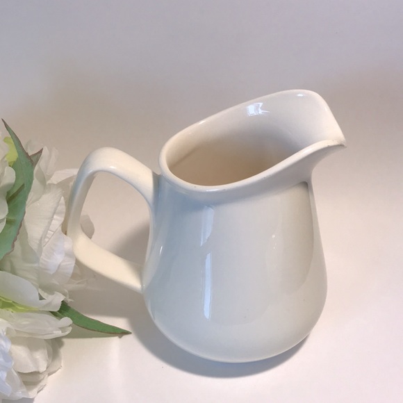 Accents Vintage White Ceramic Small Pitcher Poshmark